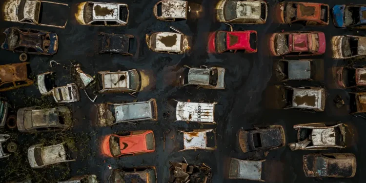 Veículos na Perdidos na enchente terão evolução do IPVA