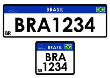 Placas dos carros devem mostrar novamente o Estado; Saiba quando começa a mudança