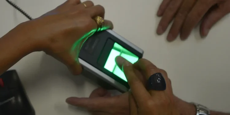 Cadastro da biometria para o Programa Bolsa Família