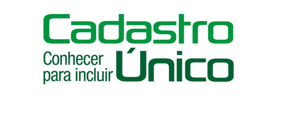 Logo do Cadastro Único com a frase 'Conhecer para incluir', em destaque na cor verde.