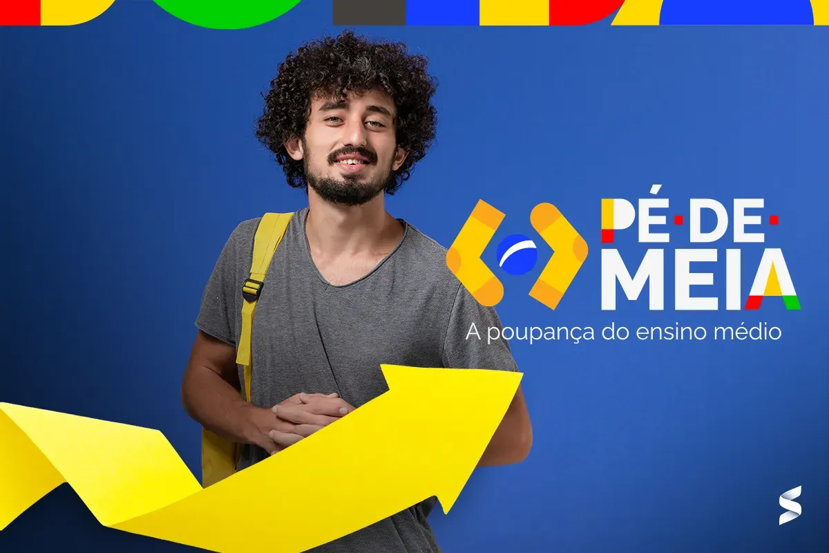 Estudante do ensino médio participa do programa Pé-de-Meia.