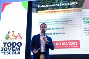  Apresentação do Programa Todo Jovem na Escola 2024 com destaque para o pagamento do auxílio estudantil.