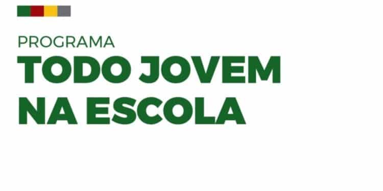 Logotipo do Programa Todo Jovem na Escola, iniciativa de incentivo à permanência estudantil.