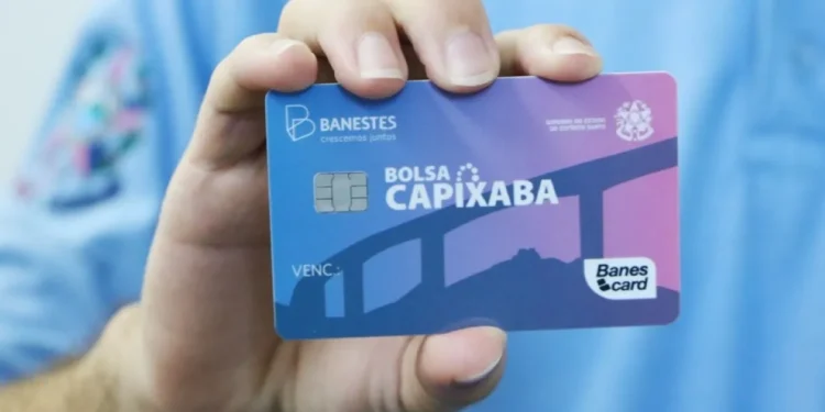 Cartão Bolsa Capixaba do Governo do Espírito Santo, liberando pagamentos em abril.
