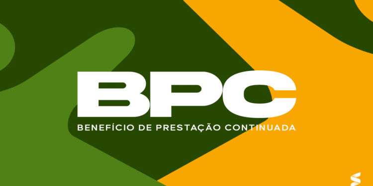 BPC – Benefício de Prestação Continuada em fundo colorido