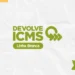 Logo do Devolve ICMS Linha Branca, com informações sobre o programa de devolução de ICMS no Rio Grande do Sul.