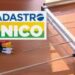 kit de antena digital com logotipo do cadastro único