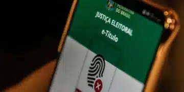 e-Título Justiça Eleitoral com erro de biometria