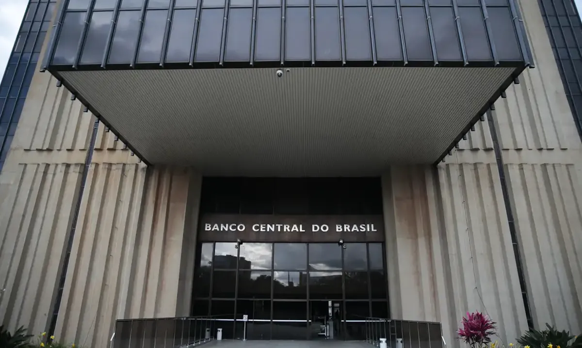 Fachada principal do Banco Central do Brasil em Brasília