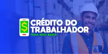 Imagem promocional de Crédito do Trabalhador com baixa taxa de juros