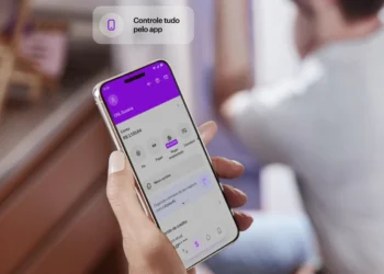 Interface do aplicativo Nubank mostrando opções para pegar empréstimo.