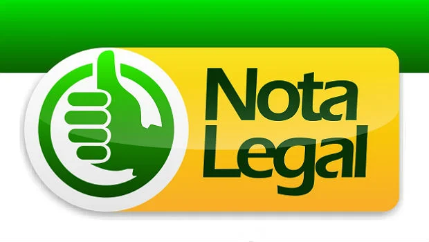 Logo do programa Nota Legal, destacando a importância de cadastrar o CPF nas notas fiscais para ganhar prêmios e descontos