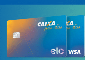 Cartão de crédito CAIXA com anuidade grátis por 1 ano, nas bandeiras Elo e Visa, destinado às mulheres.
