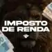 Imagem ilustrativa sobre o Imposto de Renda com notas de dinheiro e um leão, simbolizando a importância de ficar atento aos prazos de pagamento e restituição.