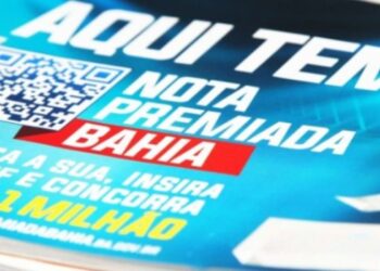 Campanha promocional da Nota Premiada Bahia com QR Code