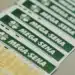 Bilhetes da Mega-Sena prontos para serem preenchidos, com sorteios que podem gerar prêmios milionários.
