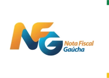 Logo do programa Nota Fiscal Gaúcha, com as letras NFG e a descrição do programa abaixo.