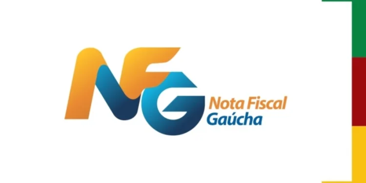 Logo do programa Nota Fiscal Gaúcha, com as letras NFG e a descrição do programa abaixo.