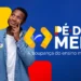 Promoção do Pé-de-Meia para estudantes do ensino médio com um jovem segurando o cartão.