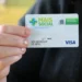 Cartão do Programa Mais Social, fornecido pelo Governo do Estado de Mato Grosso do Sul, com logo da Visa e validade até 09/25.
