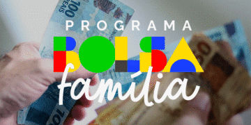 Imagem ilustrativa sobre o Programa Bolsa Família, com destaque para notas de dinheiro.
