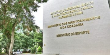 Fachada do Ministério do Desenvolvimento e Assistência Social, Família e Combate à Fome em Brasília