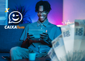 Imagem ilustrando o processo de abrir conta poupança digital no Caixa Tem em 2025.