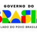 Logotipo colorido do Governo do Brasil com a mensagem de apoio ao povo brasileiro