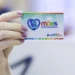 Mães de Pernambuco cartão do programa social, com o logo do governo do estado e a inscrição 'Mães de Pernambuco