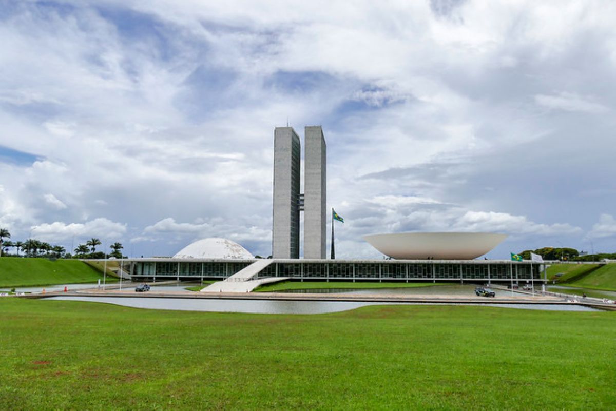 Fachada do Congresso Nacional, em Brasília, para ilustrar a próxima etapa de votação do projeto de ampliação da isenção do IRPF no Senado Federal.