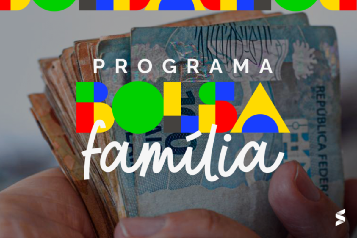 Dinheiro representando o programa Bolsa Família, um programa de transferência de renda do governo brasileiro.