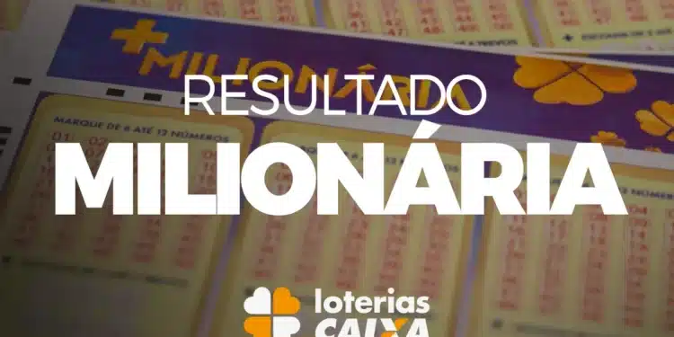 Resultado oficial da +Milionária - Caixa Econômica