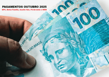 Calendário de pagamentos de outubro 2025: BPC, Bolsa Família, Auxílio Gás, Pé-de-meia e INSS