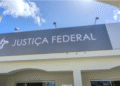 Fachada de prédio da Justiça Federal.