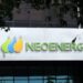 Fachada do edifício da Neoenergia, com o logo da empresa e o nome "NEOENERGIA" em destaque.