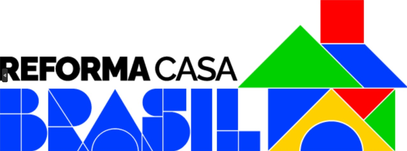 Reforma Casa Brasil: como aderir ao programa de crédito para reformas Logotipo colorido do programa Reforma Casa Brasil.