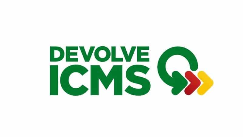 Programa Devolve ICMS. Logotipo do programa Devolve ICMS.