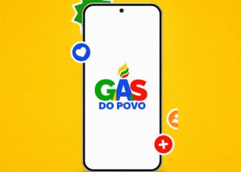 Tela do aplicativo Meu Social usada para consultar o benefício Gás do Povo