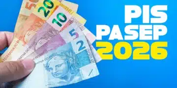 Mão segurando leque de notas de diferentes valores representando o novo lote liberado