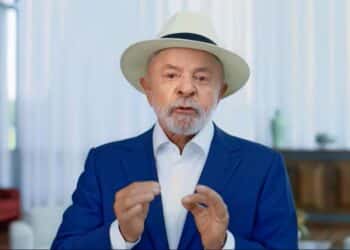 Presidente Lula falando sobre programa de renegociação de dívidas