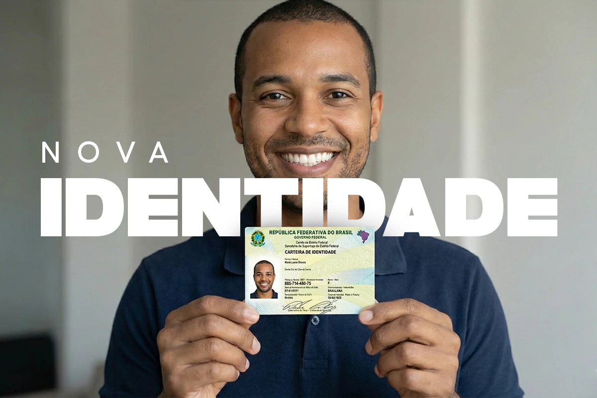 Mutirão da nova Carteira de Identidade vai oferecer 370 vagas em municípios do ES; veja as datas e como participar 2 Homem segurando a nova Carteira de Identidade Nacional (CIN), documento que utiliza o CPF como identificador único no Brasil