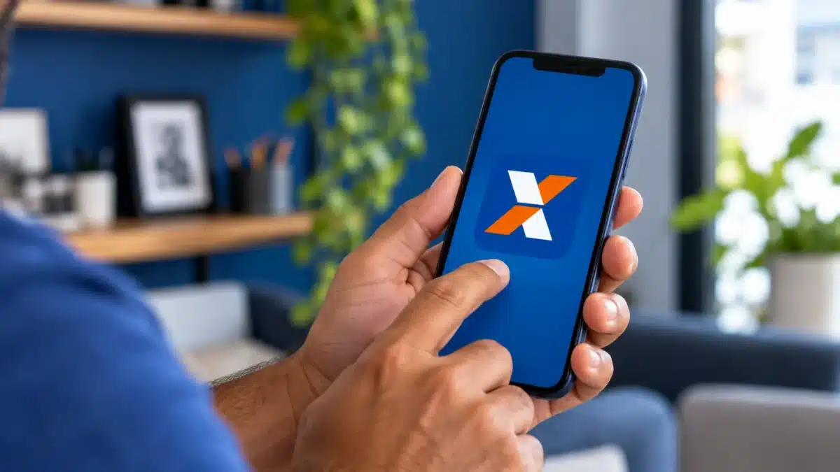 Aplicativo beta da Caixa: veja quais serviços o banco já disponibilizou nesta etapa de testes 2 Usuário acessa o aplicativo da Caixa pelo celular, representando os recursos de segurança do app beta.